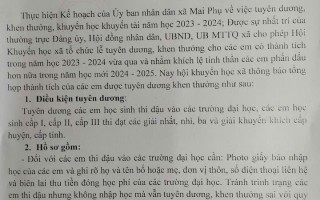 THƯỜNG TRỰC ĐẢNG ỦY, HĐND, UBND, UB MTTTQ XÃ MAI PHỤ CHÚC MỪNG NGÀY NHÀ GIÁO VIỆT NAM 20/11